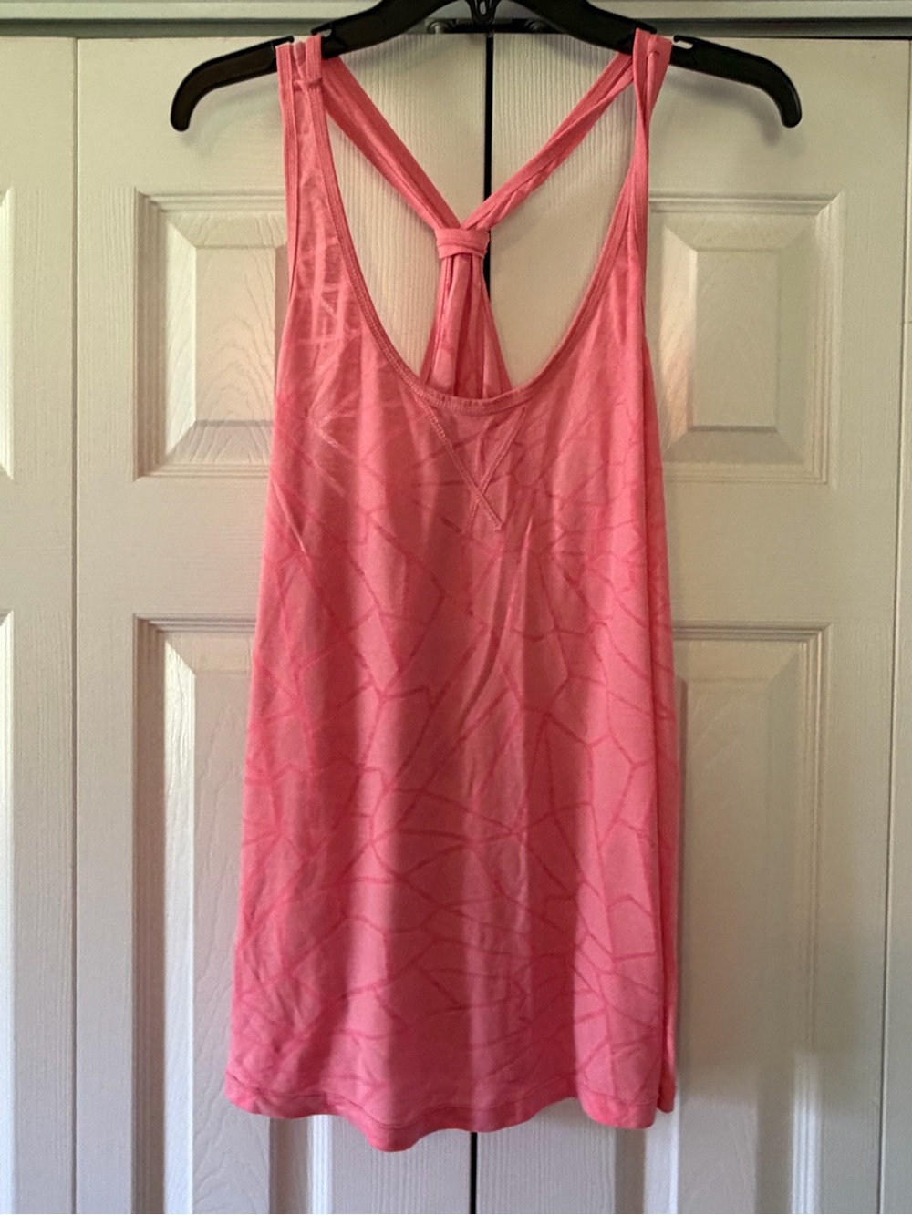 Old Navy coral pink Knot-Back Tank